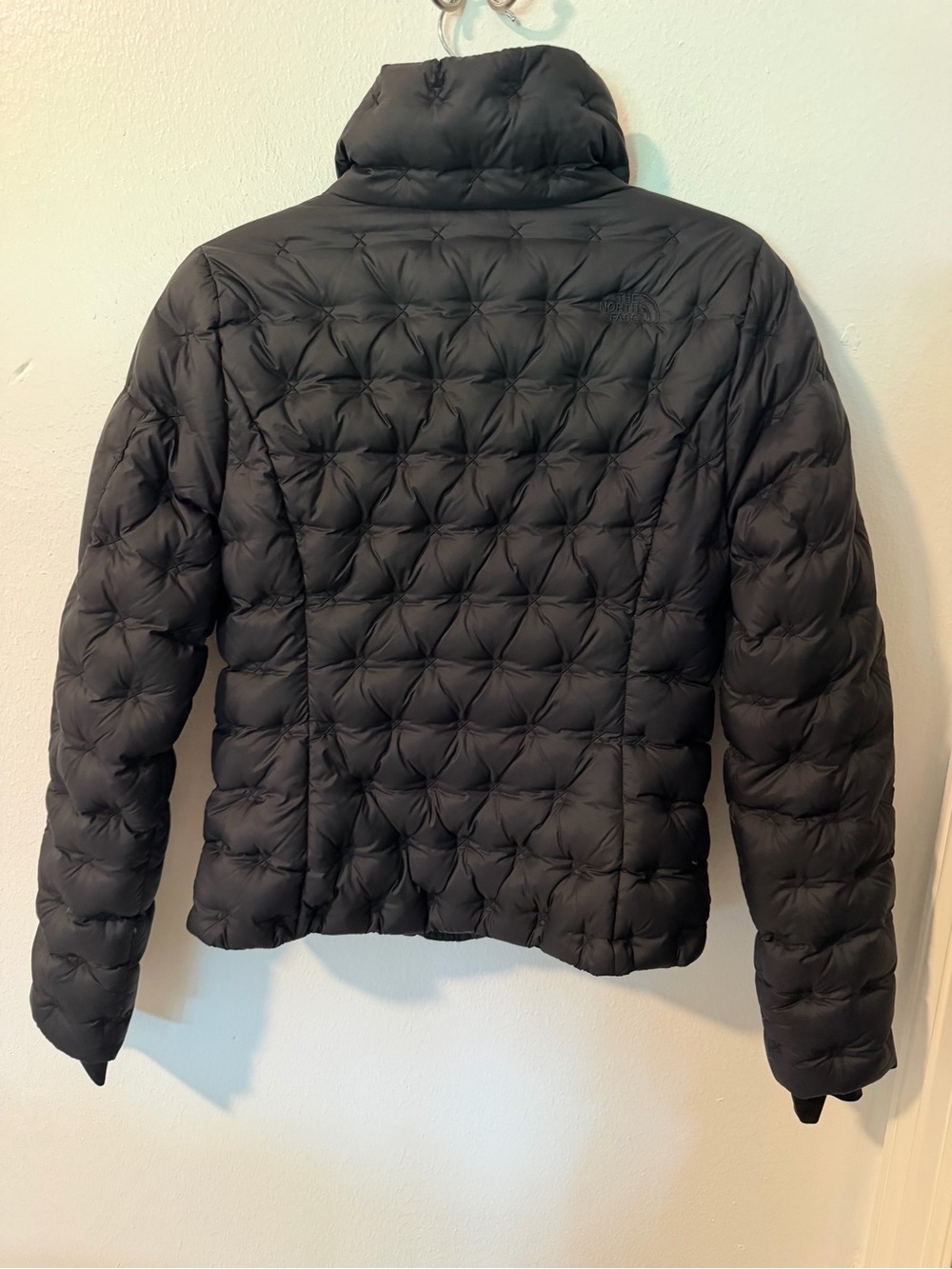 THE NORTH FACE WOMEN'S HOLLADOWN CROP JACKET 550 DOWN FILLED QUILTED BLACK Sz S - Picture 15 of 15